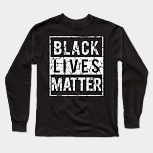 Black Lives Matter - Cracked Long Sleeve T-Shirt